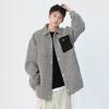 Autumn Casual Handsome Jacket Men's Coat Sense Men's Lapel Jacket Loose Coat