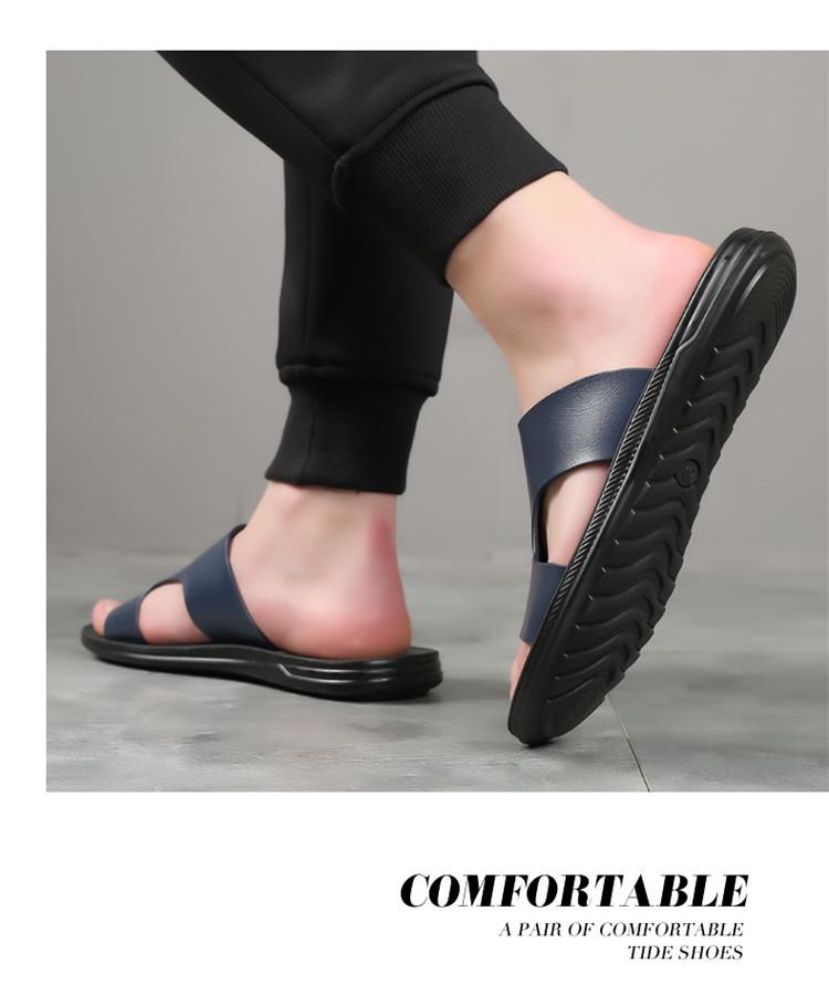 Men's Trendy Outdoor Non-Slip Slippers - Wear-Resistant, Versatile & Soft Bottom for Summer Casual Wear