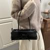 Women Korean Style Bow Design Underarm Bag Fashion Versatile Single Shoulder Handbag For Daily Commute