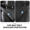 For VW Car Safety Belt Shoulder Cover Carbon FG2 Fiber Texture Comfort Cushion Polo Jetta Sagitar Magotan Passat B5 B6 B7