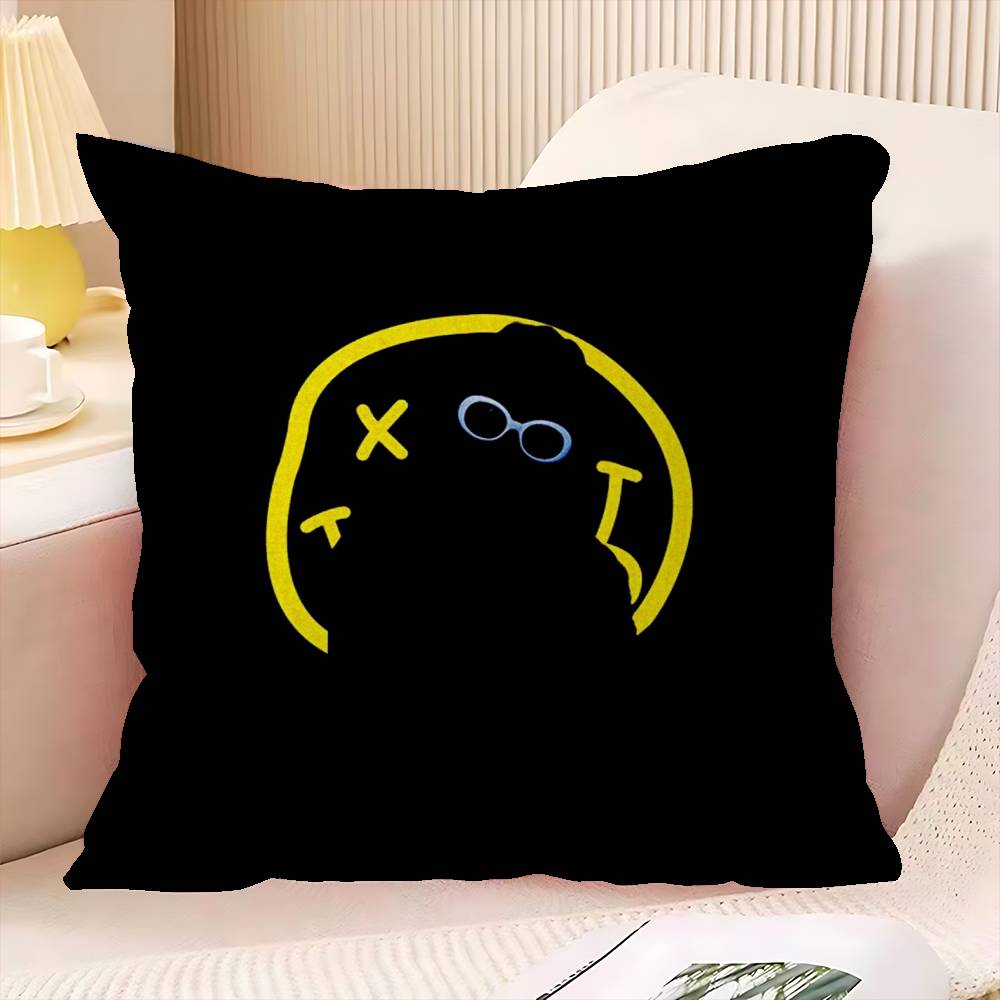 NNirvana American Rock Band Cushion Cover Decorative Pillow Sofa Home Decor Case Pillow Cases