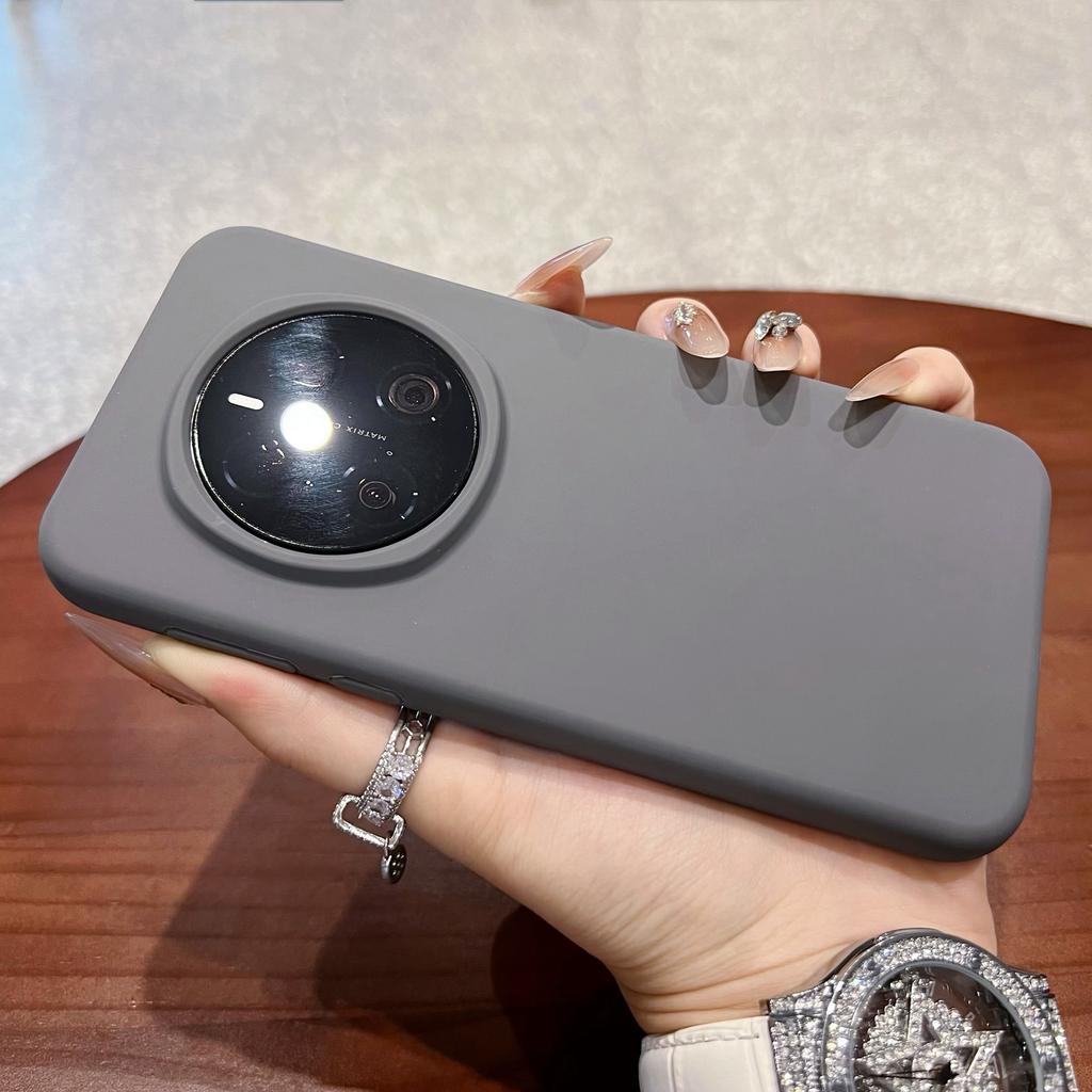 För Honor Magic7 Pro 5G Skal Hudvänligt Flytande Silikon+PC Telefonskydd