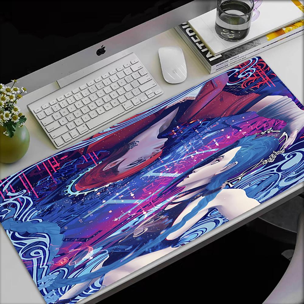 Jinx Theme Mouse Pad, Non Slip Rubber Base, Multifunctional Office & Home Decor, Perfect for Workspace Personalization.