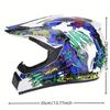 Off-Road Motorcycle Full Helmet 225 White Size 5 Travel Personality Safety Cover Four Seasons Off-Road Helmet