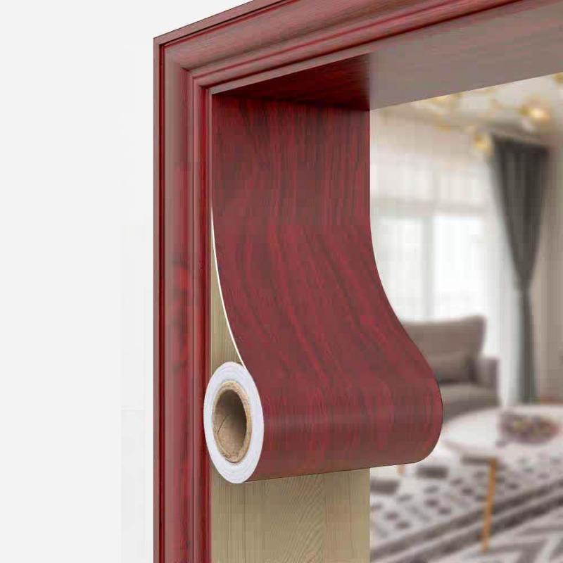 5-15M Self-Adhesive Wood Grain Sticker Roll for Door Frames Window Frames Wall Decoration Repair Patch Furniture Renovation Tape