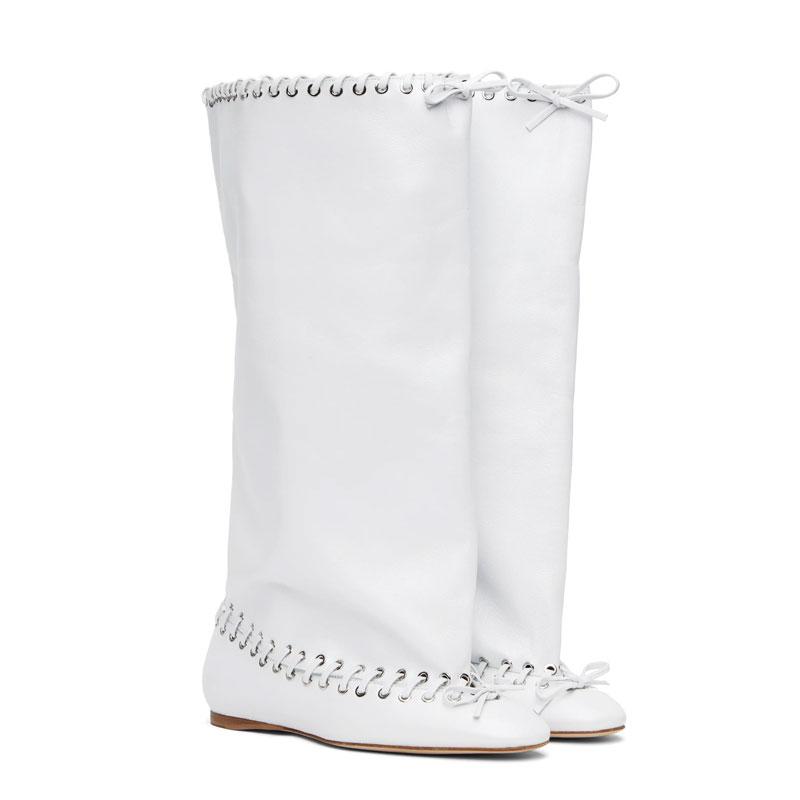 Fashion 2025 Women Retro Mid Tube Pointed Boots 3cm Height Increase Low Heel Fashion Winter Boots Thigh High Boots Black Size 35-43