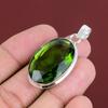 Faceted Peridot Pendant Original Gemstone Pendant Unique Jewelry Handmade Pendant 925 Sterling Silver Pendant Peridot Jewelry Wedding Gifts