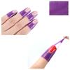 3 Pack Stripping Tape Anti-splash Protection Nails Creative U-shaped Fingerprint Stickers Finger Skin Protection Nail Polish Stickers