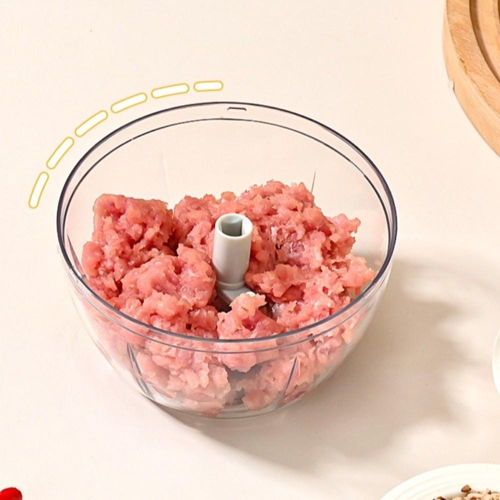 Portable Manual Rope Grinder Easy Clean Garlic Chopper Cooking Accessories Meat Mincer Kitchen