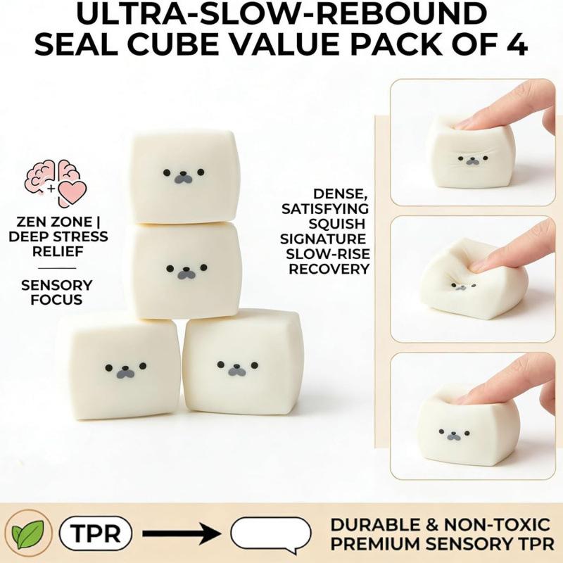 Neue Squishy Tofu Stressbälle Sensorisches Spielzeug Stress- & Angstlinderung Fidget Toys Teig Wasserball Geschenke Großpackung Für Erwachsene