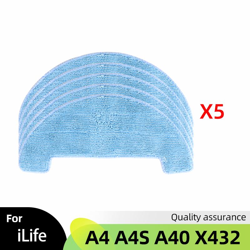 For Chuwi iLife A4 A4S A40 Polaris PVCR 0726 0826 0926 Side Main Brush Cover Hepa Filter Strainer Mop Spare Accessories