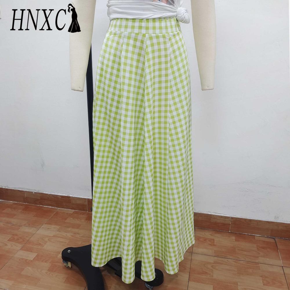 

HNXC Женская Модная Повседневная Летняя Весенняя Юбка XXL зелёный