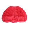 Shower Foot Scrubber Fruit Shape Anti Slip Suction Cup Soft Silicone Foot Washer for Bathing Bathroom Massage