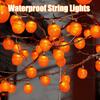 Persimmons String Light Waterproof Battery Operated Artificial Fruit Lights for Outdoor Garden Christmas Tree Decor