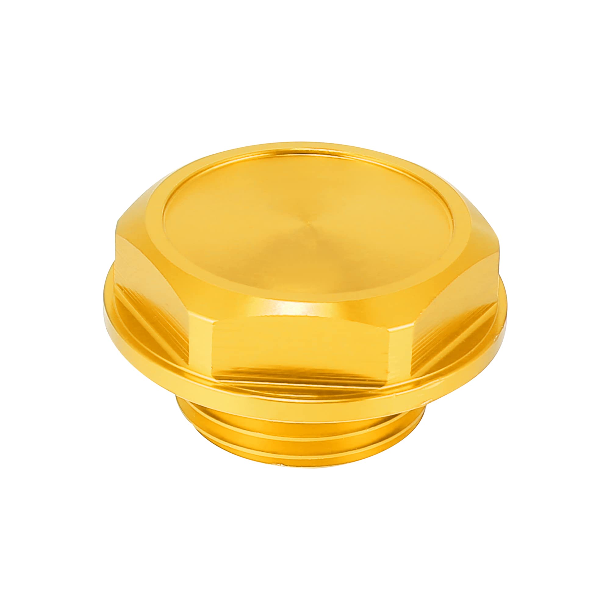 

X AUTOHAUX Filler Cap Filler Plug Cover Fuel Tank Cap Aluminum Alloy Compatible золотой