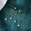 Anziw 925 Moissanite Star Tassel Drop Dangle Earrings for Women Real S925 Silver Studs Earrings Certified Fine Jewelry Gift Girl