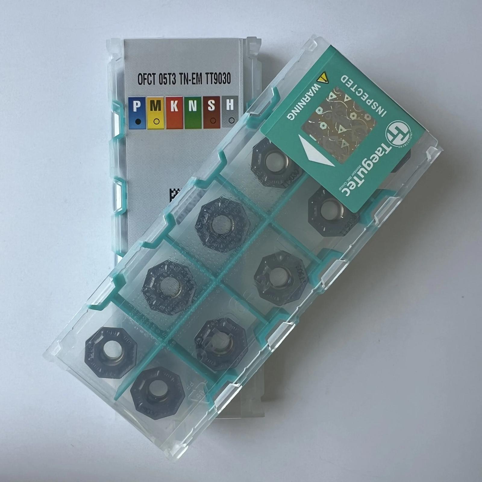

TaeguTec / OFCT05T3TN-EM TT9030 / Original carbide blade 10 Pcs