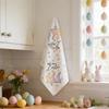 Easter Kitchen Towels, 15' X 23', Bunny Pattern Dish Towels, 1 Piece Per Pack, Machine Washable Polyester.