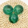 Natural fluorite diameter weight with green fluorite beautiful natural with beautiful green New sun interior decoration [POWERTONE] ball, approx.