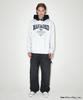 Maha Grid Basic Color Block Hoodie Light Gray(Mg2Efmm421A)