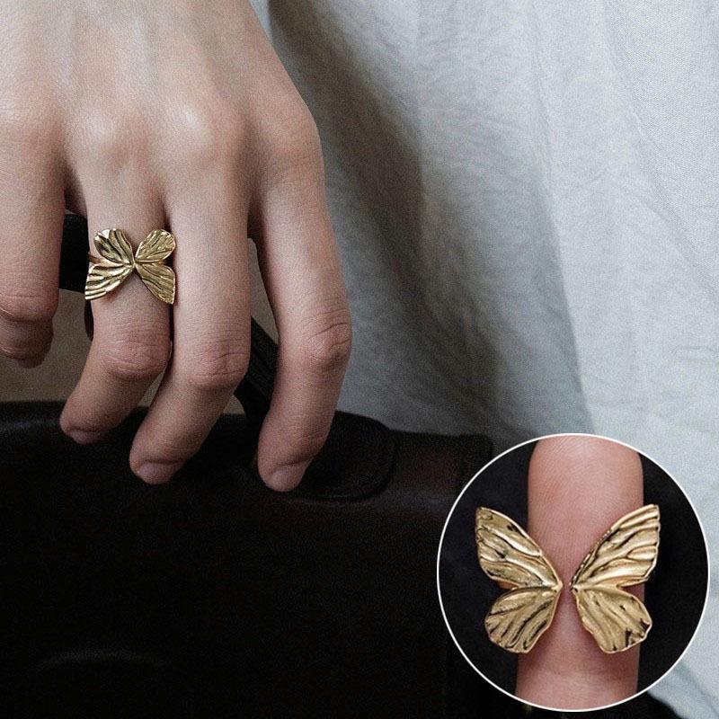 3D Butterfly Adjustable Ring for Women: Trendy, Fashionable, and Unique.