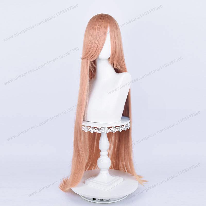 Anime 100Cm Long Staight Cosplay Synthetic Wig Black White Red Pink Brown Gold Blue Women Heat Resistant Hair High Quality Wigs