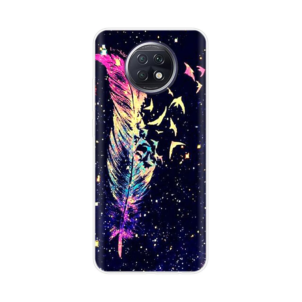 Fashion TPU Phone Case For Xiaomi Redmi Note 9T Soft Silicone Painting Case for Redmi Note 9T 5G Case Note9T 9 T coque flower