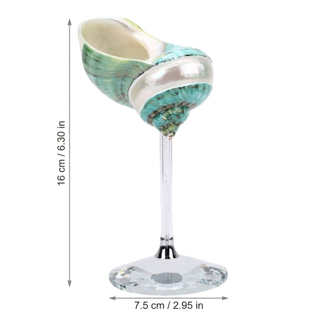 Glass Base Cocktail Drinks Cup Natural Shell Creative Wine Glass Creative Conch Shell Goblet Bar
