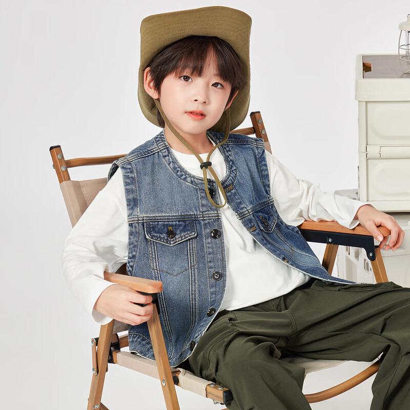 Boys' Casual Denim Vest