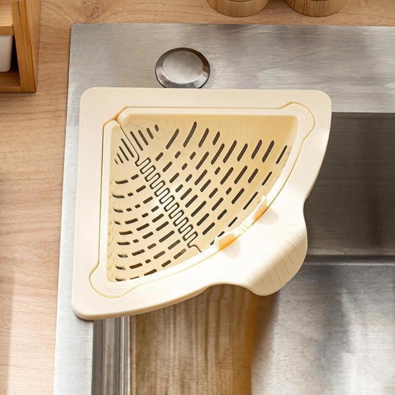 Suction Cup Press Sink Drainer Basket Automatic Dumping Strainer Basket Hanging Faucet Sponge Storage Rack