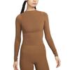 Zenvy Regular T-Shirt Damen Hellbritisches Umbra/Weiß FN3023-281