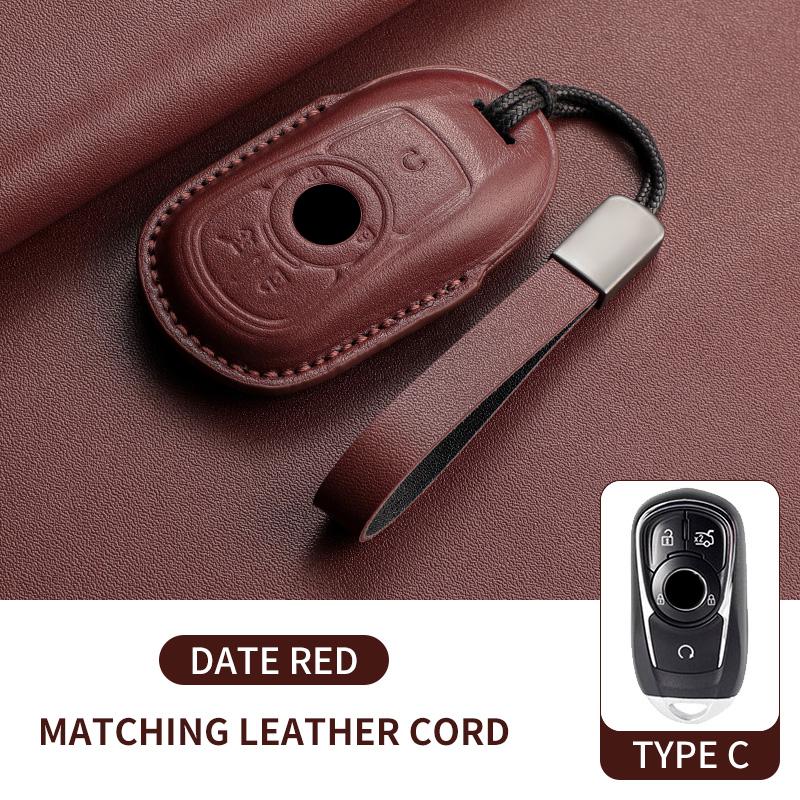 Leather Car Flip Key Case Cover For Buick Lacrosse Envision Excelle Encore Regal Enclave Verano Sportback Tourx Cars Key Shell