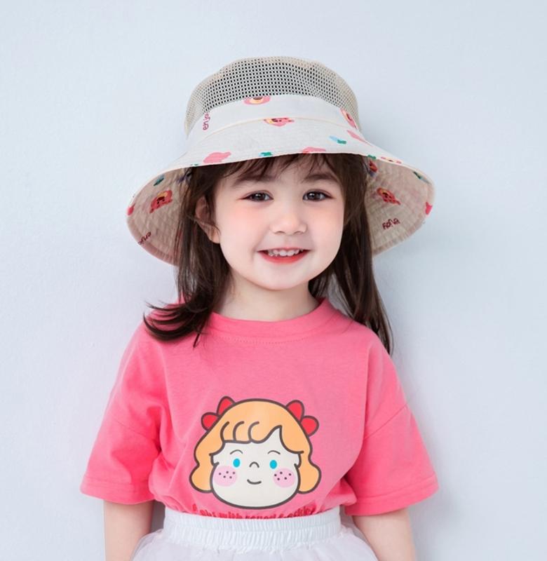 Chapeau Bob Queue de Cheval Élégant Respirant Chapeau de Pêcheur pour Enfants Joli Chapeau de Forme pour Plage Camping