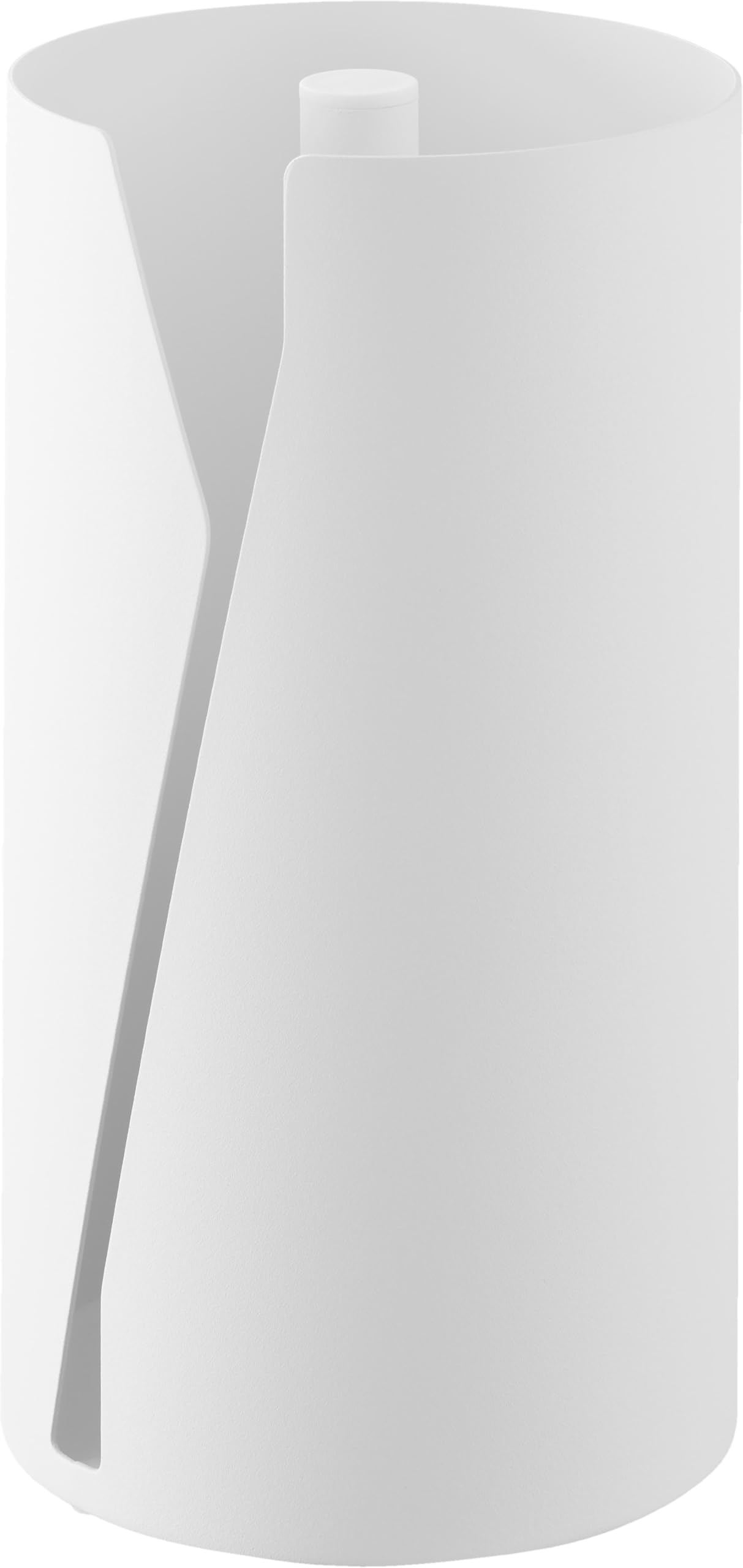 

Yamazaki Tower Kitchen Paper Vertical 16cm W x 16cm D x Fits Large Paper Model 10041 Holder, Type, Large, White, 30.2cm H, Space-Saving, Sizes, белый