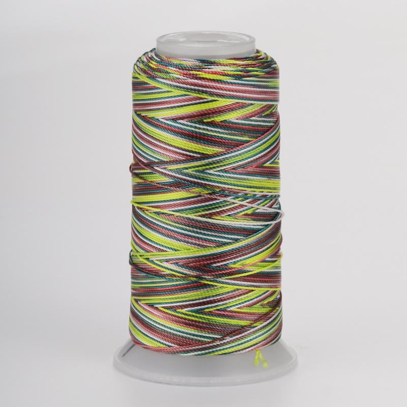 18-Strand Variegated Yarn Bracelet Weaving Cord – Gradient Dragon Scale Koi Thread DIY Material