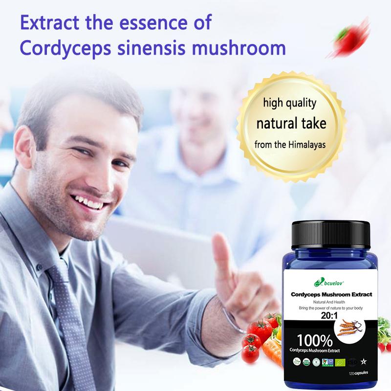 Bcuelov Organic Herbal Extracts Dietary Supplement, 120 Capsules Per Bottle