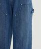 COVERNAT Wide Carpenter Double Knee Denim Pants Blue