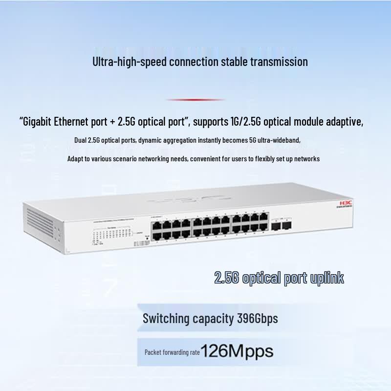 H3C S1650-24T2NS-EI 24-Port Gigabit Cloud Managed Switch