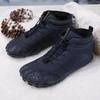20252025 Winter Velvet Thickened Snow Boots Men's Warm and Comfortable Couple High-top Five-finger Cotton Shoes Women's Shoes