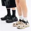 Casual running non-slip sports thick sole heightening men's and women's dad shoes couple flying woven mesh breathable and versatile