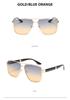 UV Protection Double Bridge Metal Aviator Sunglasses - European & American Style for Outdoor Sports & Driving