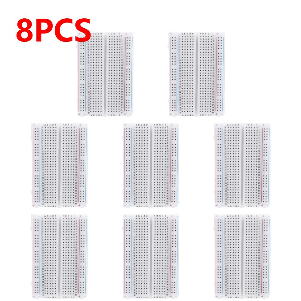 400 Points Breadboard Universal Solderless PCB Breadboard DIY Power Module Kit Spliceable Mini Test Prototype Board 82*55*10mm