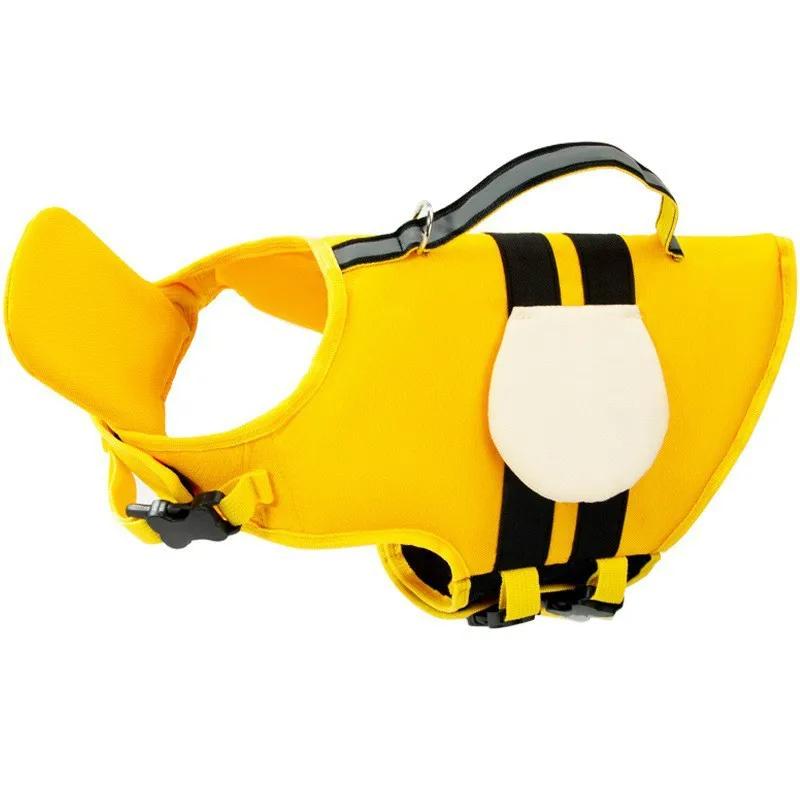 Dog Life Jacket High Buoyancy Pet Safety Vest Summer Swimming Suit with Rescue Handle