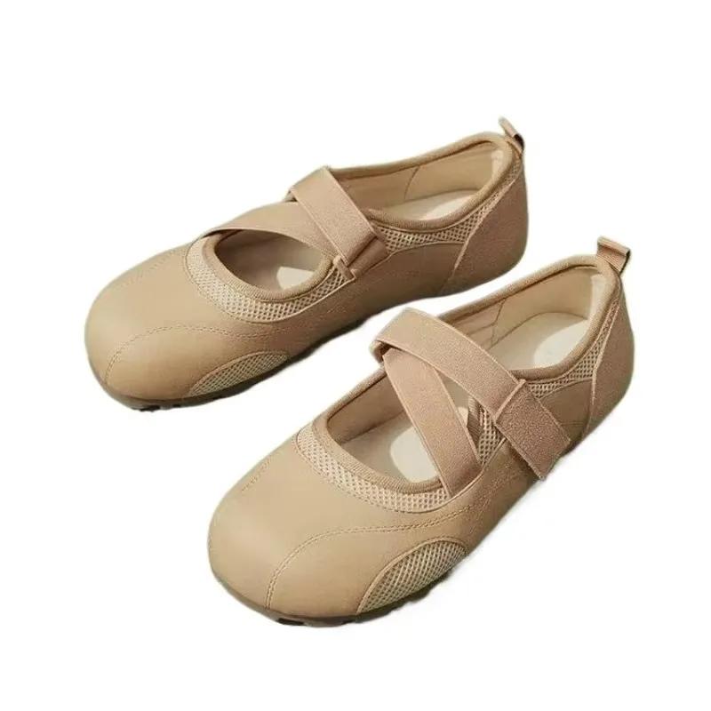 High Quality Shoes Female Basic Women's Flats Outdoor Casual Flats Women Round Toe Soft Bottom Ladies Shoes  Mujer