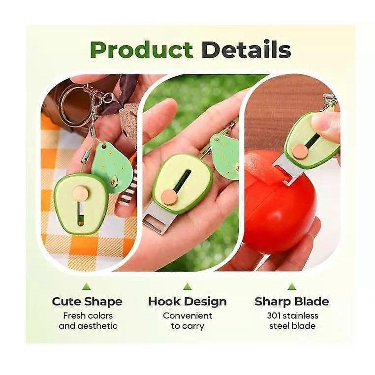 Pocket Fruit Peeler, Portable Hidden Kitchen Vegetable Orange Carrot Peeling