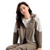 FILA Fleece Long Sleeve Hooded Jacket Women jackets F11W629708F-BN
