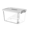 Clear Plastic Storage Box With Lid Airtight Stackable Organizer Binclear Container For Homekitchen  Closet Organization