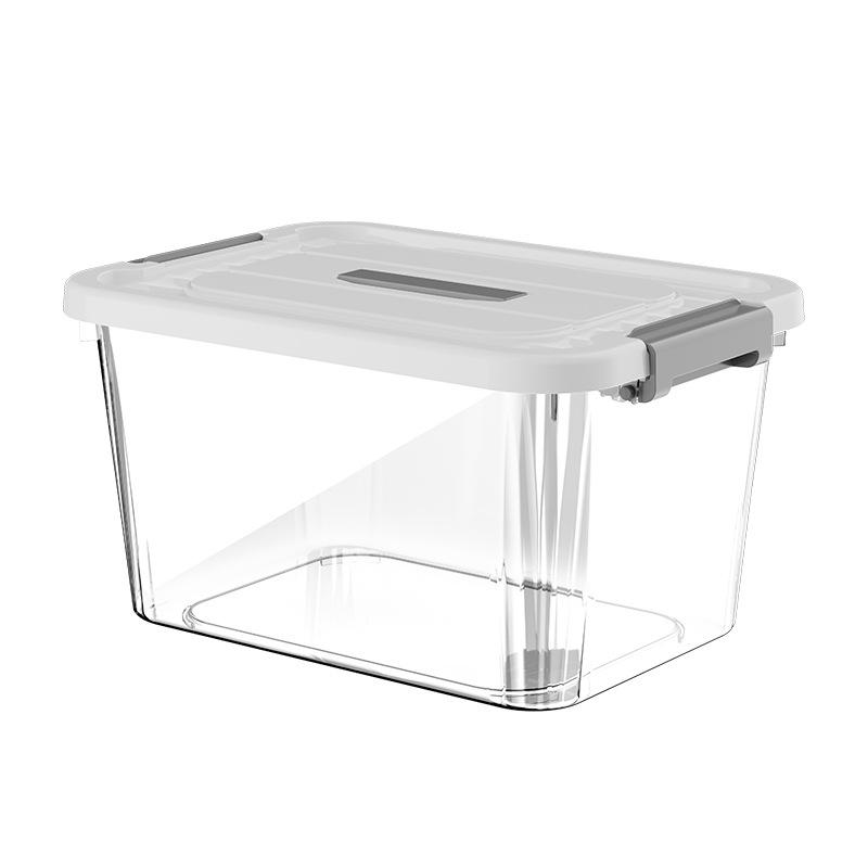 Transparent Storage Box Organizing Box Plastic Box With Lid Portable Storage Box Multi Size Clothing Storage Box Organizing Box 25x18x15cm