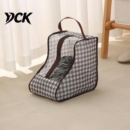 Tall Boot Organizer Boots Storage Bag with Zipper And Handle, Portable Transparent PVC Dust Reinforced Handle Case Proof Organizer, Dust-proof