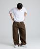 Bieseulaebis Mid 90 Baggy Cotton Pants Dark Khaki